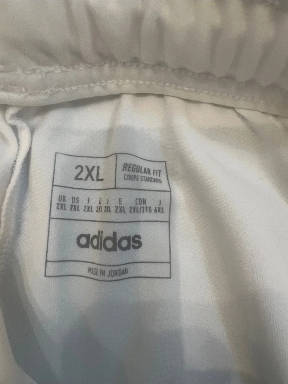 Adidas Men’s White Athletic Shorts Black Stripe Black Soccer Jersey Bag